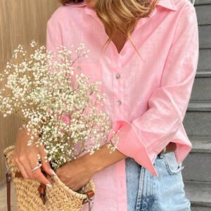 CAMISERA LINO ROSA