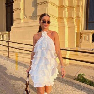 VESTIDO BOLEROS ROSA