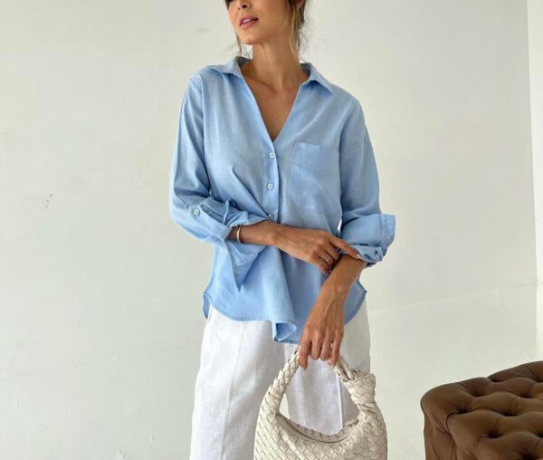 CAMISERA LINO ROSA - Imagen 4