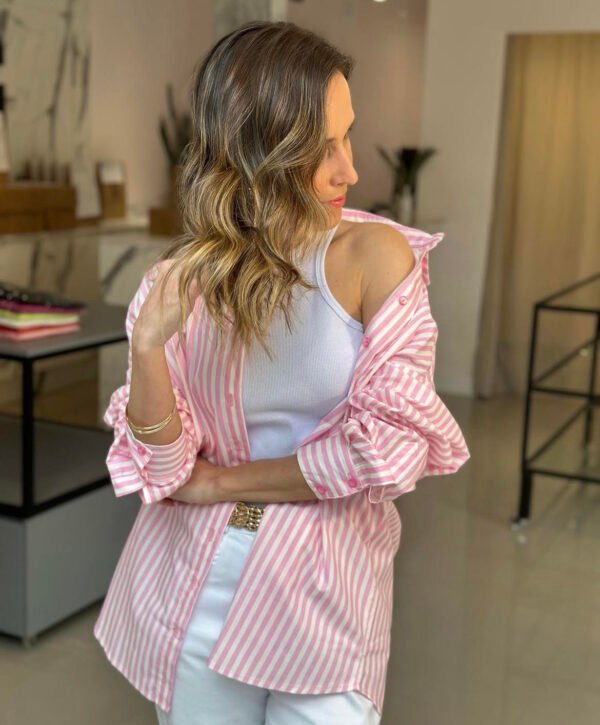 CAMISERA ALGODÓN RAYAS